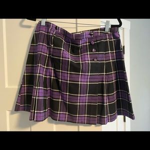 Skater skirt from MODCLOTH purple and black NWT- size 16
